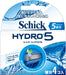 Schick Hydro 5 Men's Razor Replacement - 5 Blades 4 Pieces Pack-Kiichin - The #1 Place for Japanese Goods in Your Hand!