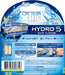Schick Hydro 5 Men's Razor Replacement - 5 Blades 4 Pieces Pack-Kiichin - The #1 Place for Japanese Goods in Your Hand!