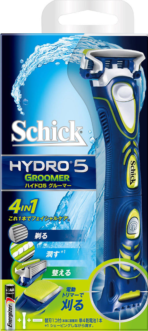 Schick Hydro 5 Groomer Razor with Electric Trimmer - 5 Blade Men's Shaver 1 Piece-Kiichin - The #1 Place for Japanese Goods in Your Hand!