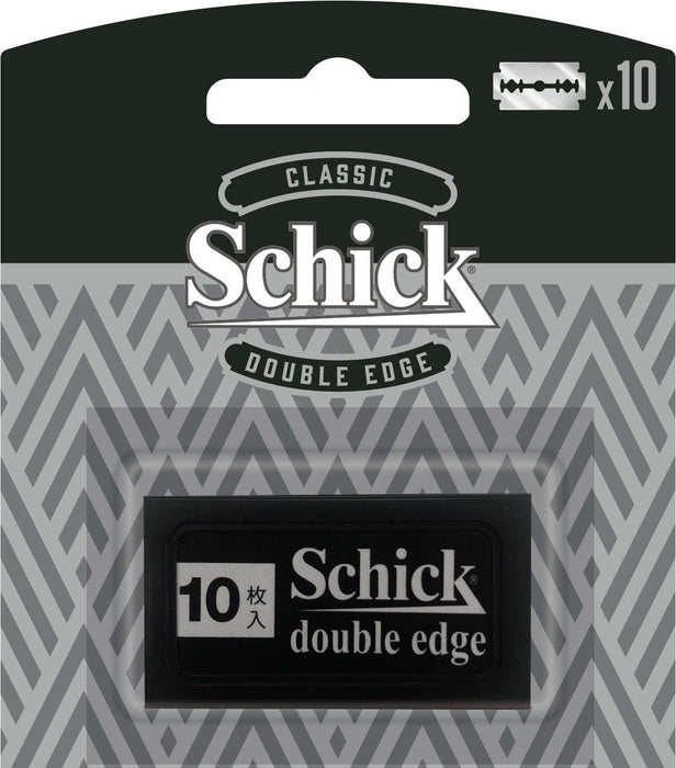 Schick Double Edge Shaving Razor With 10 Replacement Blades-Kiichin - The #1 Place for Japanese Goods in Your Hand!