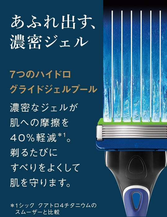 Schick Hydro 5 Premium Silver Shaving Razor for Sensitive Skin with Extra Blade-Kiichin - The #1 Place for Japanese Goods in Your Hand!