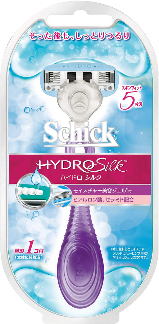 Schick Hydrosilk Women's Razor with 1 Replacement Blade Trial Size-Kiichin - The #1 Place for Japanese Goods in Your Hand!