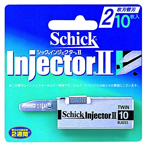 Schick Injector II Pack of 10 Spare Blade - Genuine Schick Brand Product-Kiichin - The #1 Place for Japanese Goods in Your Hand!