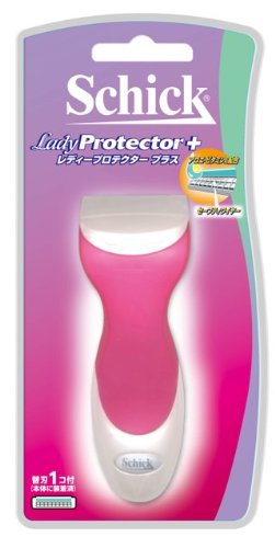 Schick Lady Protector Plus Razor in Pink with Spare Blade-Kiichin - The #1 Place for Japanese Goods in Your Hand!
