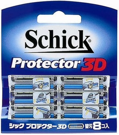 Schick Protector 3D 8-Piece Replacement Blade - Premium Schick Quality-Kiichin - The #1 Place for Japanese Goods in Your Hand!