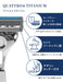 Schick Quattro 4 Titanium Razor with German Replacement Blade - Safety Wire Included-Kiichin - The #1 Place for Japanese Goods in Your Hand!