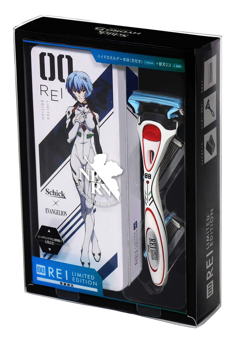 Schick Hydro 5 Blade Holder with 2 Spare Blades and Can Case - Evangelion Edition-Kiichin - The #1 Place for Japanese Goods in Your Hand!