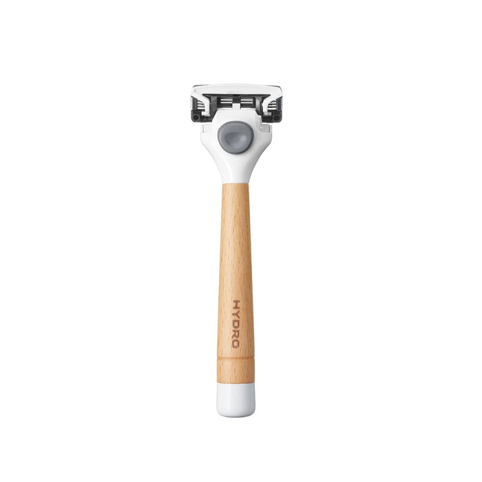 Schick Hydro 5 Natural Holder Beige with Blade Plus One Replacement-Kiichin - The #1 Place for Japanese Goods in Your Hand!
