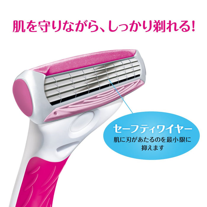 Schick Quattro 4 Women's Razor with 3 Replacement Blades-Kiichin - The #1 Place for Japanese Goods in Your Hand!