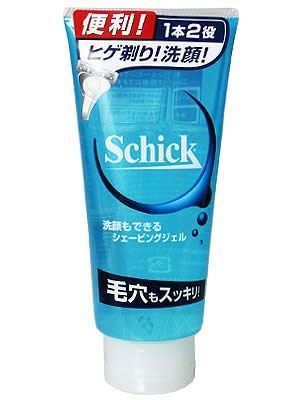 Schick 3-in-1 Shaving Gel and Face Wash 180g Pack of 3-Kiichin - The #1 Place for Japanese Goods in Your Hand!