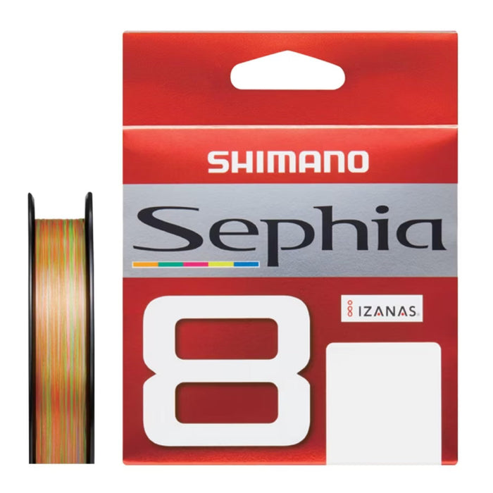 Shimano Sephia 8 Pe Line 150M 5-Color 0.6 Diameter-Kiichin - The #1 Place for Japanese Goods in Your Hand!
