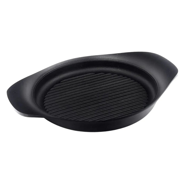 Nihon Yoshokki Sori Yanagi 22Cm Cast Iron Grill Pan - Authentic Japanese Induction Cookware-Kiichin - The #1 Place for Japanese Goods in Your Hand!