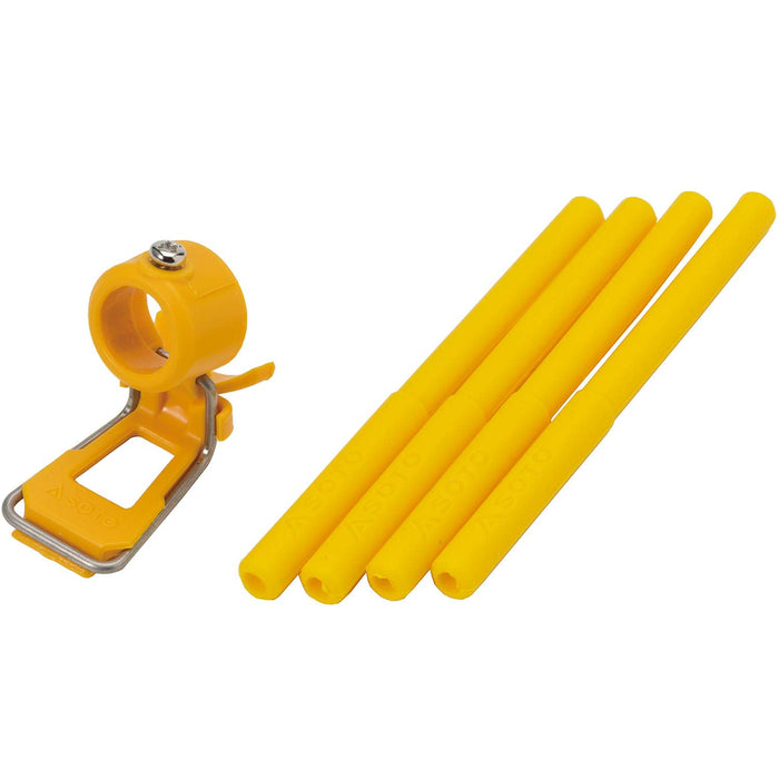 Soto Regulator Stove Senyou Color Assist Set - Yellow, Made In Japan-Kiichin - The #1 Place for Japanese Goods in Your Hand!