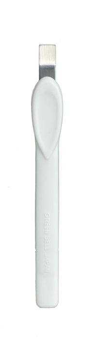 Green Bell Craftsmanship Stainless Steel Tweezers with Rubber Grip