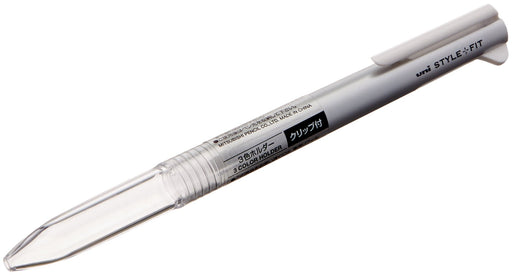 Mitsubishi Pencil Style-Fit 3-Color Silver Holder with Clip Ue3H-208 .2-Kiichin - The #1 Place for Japanese Goods in Your Hand!