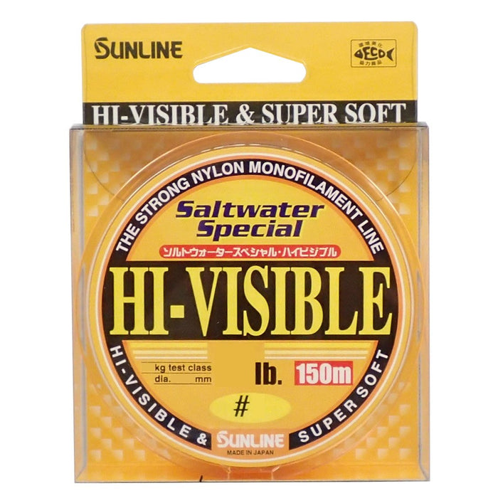 Sunline Saltwater Nylon Line High Visibility 150M 14Lb Magic Orange-Kiichin - The #1 Place for Japanese Goods in Your Hand!