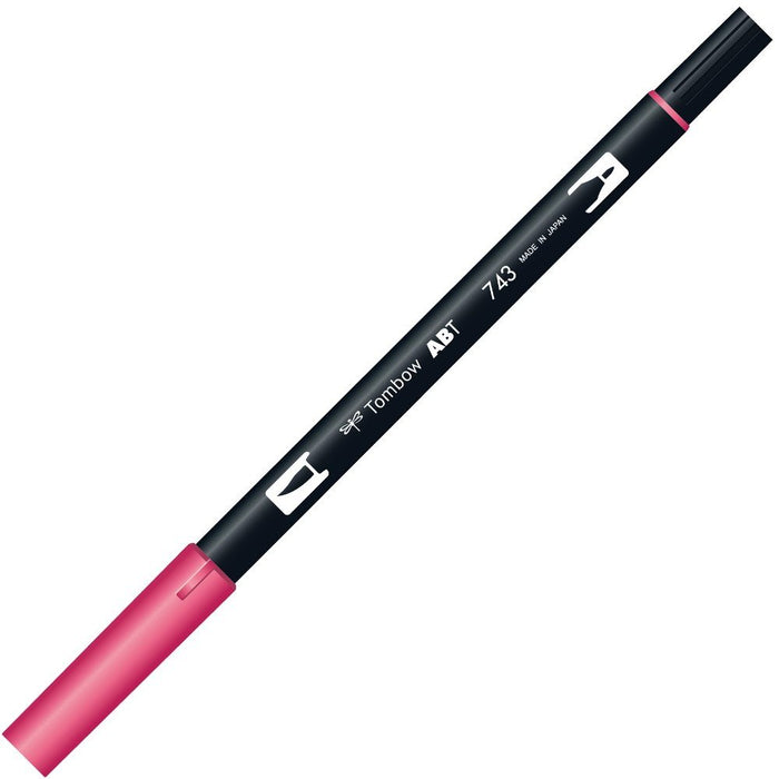 Tombow Dual Brush Pen 6-Piece Set Hot Pink AB-T743-Kiichin - The #1 Place for Japanese Goods in Your Hand!