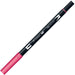 Tombow Dual Brush Pen 6-Piece Set Hot Pink AB-T743-Kiichin - The #1 Place for Japanese Goods in Your Hand!
