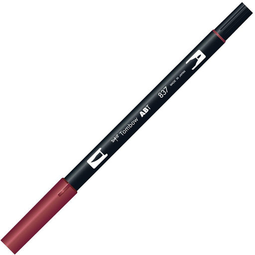 Tombow Dual Brush Pen 6 Pieces in Wine Red AB-T837 Brush Pen Set-Kiichin - The #1 Place for Japanese Goods in Your Hand!