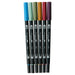Tombow Dual Brush Pen Set 6 Color Variety in Natural Shades - AB-T6CNT-Kiichin - The #1 Place for Japanese Goods in Your Hand!