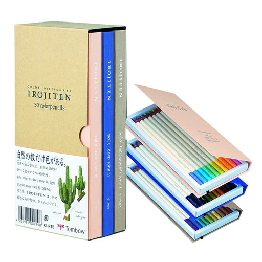 Tombow Volume 2 Color Dictionary - 30-Color Colored Pencil Set-Kiichin - The #1 Place for Japanese Goods in Your Hand!