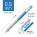 Tombow Monograph Mechanical Pencil 0.5mm and Mono Eraser Set Clear Blue-Kiichin - The #1 Place for Japanese Goods in Your Hand!