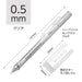 Tombow Monograph Mechanical Pencil and Mono Eraser Set 0.5mm Clear Color-Kiichin - The #1 Place for Japanese Goods in Your Hand!