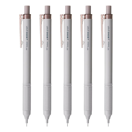 Tombow Monograph Light Mechanical Pencil Set 0.3mm Grayish Brown 5 Pieces-Kiichin - The #1 Place for Japanese Goods in Your Hand!