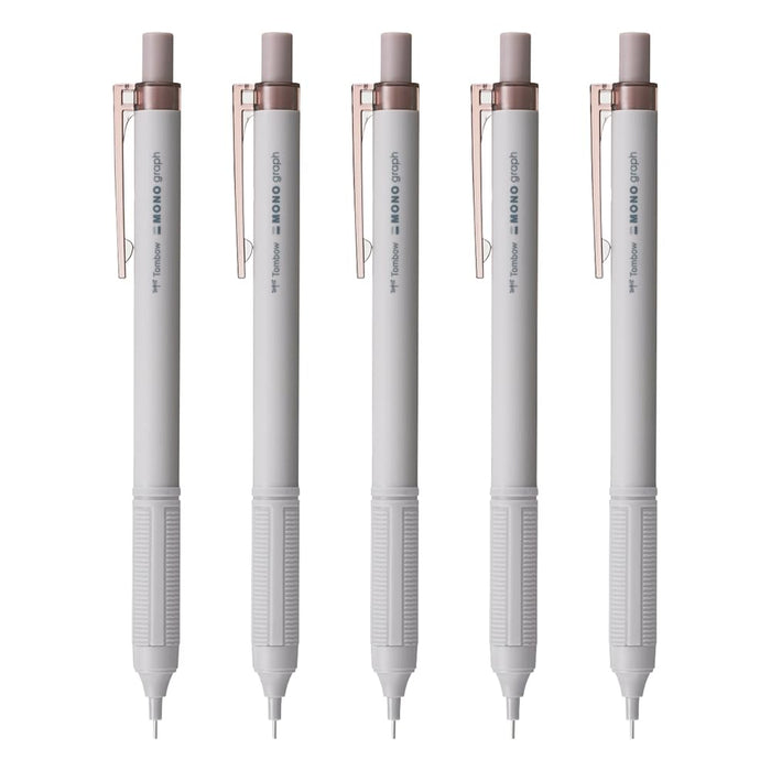 Tombow Monograph Light Mechanical Pencil Set 0.3mm Grayish Brown 5 Pieces-Kiichin - The #1 Place for Japanese Goods in Your Hand!