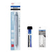 Tombow Monograph Light Mechanical Pencil Set Grayish Blue 0.5mm with Replacement Eraser & Sharpen Lead-Kiichin - The #1 Place for Japanese Goods in Your Hand!