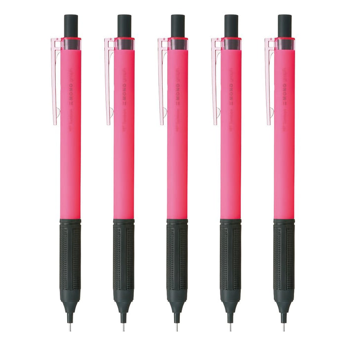 Tombow Monograph Light Mechanical Pencil 0.5mm Neon Pink Pack of 5-Kiichin - The #1 Place for Japanese Goods in Your Hand!
