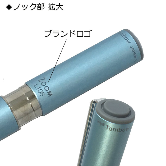 Tombow Zoom L105 Silver 0.5mm Mechanical Pencil-Kiichin - The #1 Place for Japanese Goods in Your Hand!