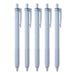 Tombow Monograph Light Ballpoint Pen Smoky Blue Shaft Black Ink 0.38mm 5-Pack-Kiichin - The #1 Place for Japanese Goods in Your Hand!