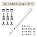 Tombow Monograph Light Ballpoint Pen Smoky Blue Shaft Black Ink 0.38mm 5-Pack-Kiichin - The #1 Place for Japanese Goods in Your Hand!
