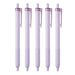 Tombow Monograph Light Ballpoint Pen 0.38mm Black Ink Smoky Purple Shaft 5 Pack-Kiichin - The #1 Place for Japanese Goods in Your Hand!