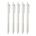 Tombow Monograph Light Ballpoint Pen 0.38mm Black Ink Smoky White Shaft 5 Pack-Kiichin - The #1 Place for Japanese Goods in Your Hand!