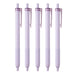 Tombow Monograph Light Ballpoint Pen 0.5mm Black Ink Smoky Purple Shaft 5 Pack-Kiichin - The #1 Place for Japanese Goods in Your Hand!