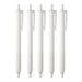 Tombow Monograph Light Ballpoint Pen 0.5mm Black Ink Smoky White Shaft 5 Pack-Kiichin - The #1 Place for Japanese Goods in Your Hand!