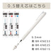 Tombow Blue Ink 0.5mm Mono Graph Light Oil-Based Ballpoint Pen Axis Color 5 Pack-Kiichin - The #1 Place for Japanese Goods in Your Hand!