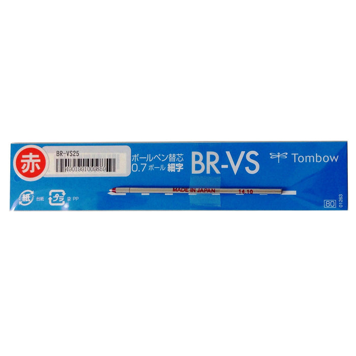 Tombow Red Ballpoint Pen Refill 0.7 Zoom Vs 10 Piece Pack Oil-Based Ink-Kiichin - The #1 Place for Japanese Goods in Your Hand!