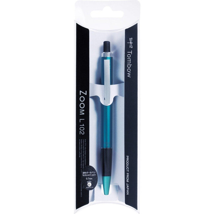 Tombow Zoom L102 Oil-Based 0.7 Ballpoint Pen in Peacock Green-Kiichin - The #1 Place for Japanese Goods in Your Hand!