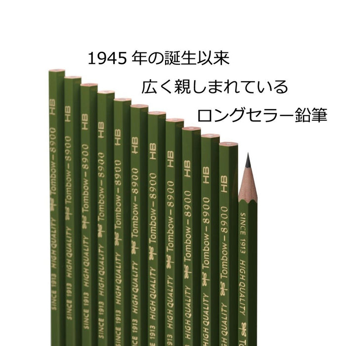 Tombow 8900 F Pencil - High-Quality Graphite Pack of 12-Kiichin - The #1 Place for Japanese Goods in Your Hand!