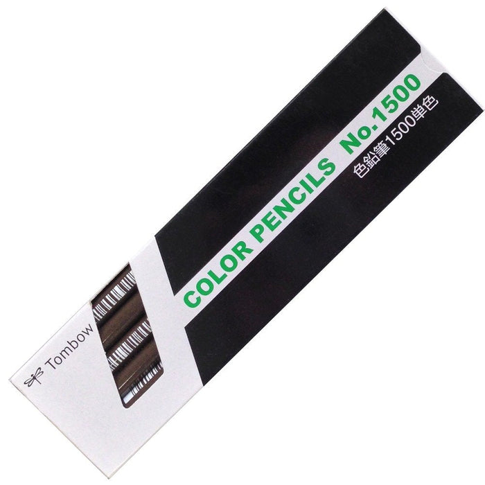 Tombow Colored Pencil 1500 - Dark Brown Pack of 12 (1500-32)-Kiichin - The #1 Place for Japanese Goods in Your Hand!