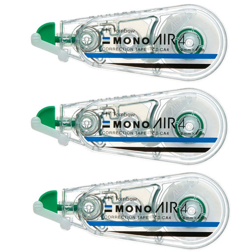 Tombow Mono Air Pencil Correction Tape 4.2mm Pack of 3 Pieces-Kiichin - The #1 Place for Japanese Goods in Your Hand!