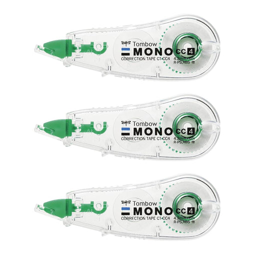 Tombow Mono CC Pencil Correction Tape 4.2mm Size 3-Piece Pack-Kiichin - The #1 Place for Japanese Goods in Your Hand!