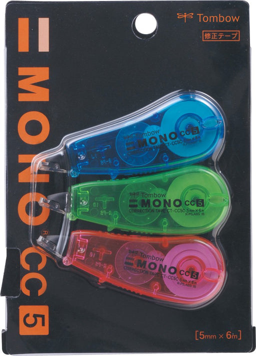 Tombow Mono Correction Tape Pencil 5mm Pack of 3 - KPA-324-Kiichin - The #1 Place for Japanese Goods in Your Hand!