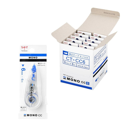 Tombow 6mm Mono Correction Tape Pack of 10 Pieces - Tombow Pencil-Kiichin - The #1 Place for Japanese Goods in Your Hand!