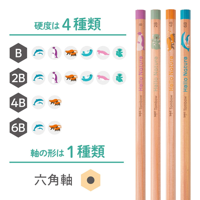 Tombow 2B Hello Nature Sea Otter Drawing Pencil - Art Essential by Tombow-Kiichin - The #1 Place for Japanese Goods in Your Hand!