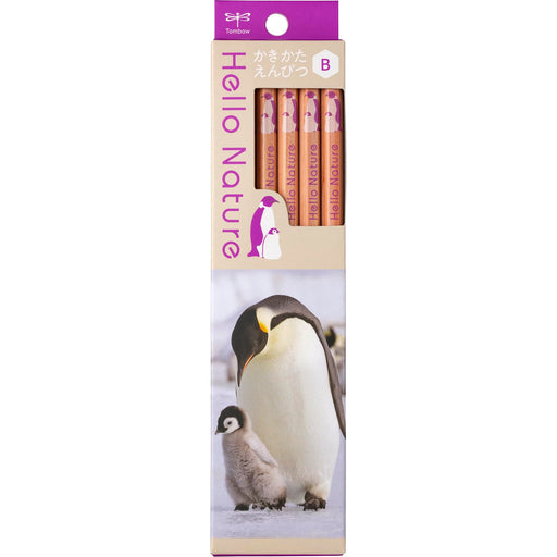 Tombow Emperor Penguin Drawing Pencil B Hello Nature Series Kb-Khnep2-B-Kiichin - The #1 Place for Japanese Goods in Your Hand!