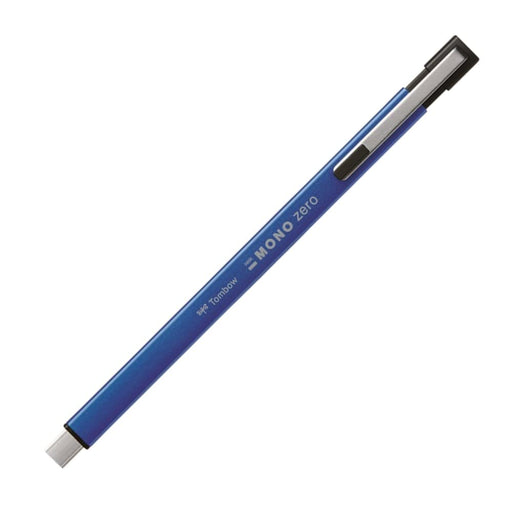Tombow Mono Zero Square-Shaped Metal Pencil Eraser in Blue-Kiichin - The #1 Place for Japanese Goods in Your Hand!
